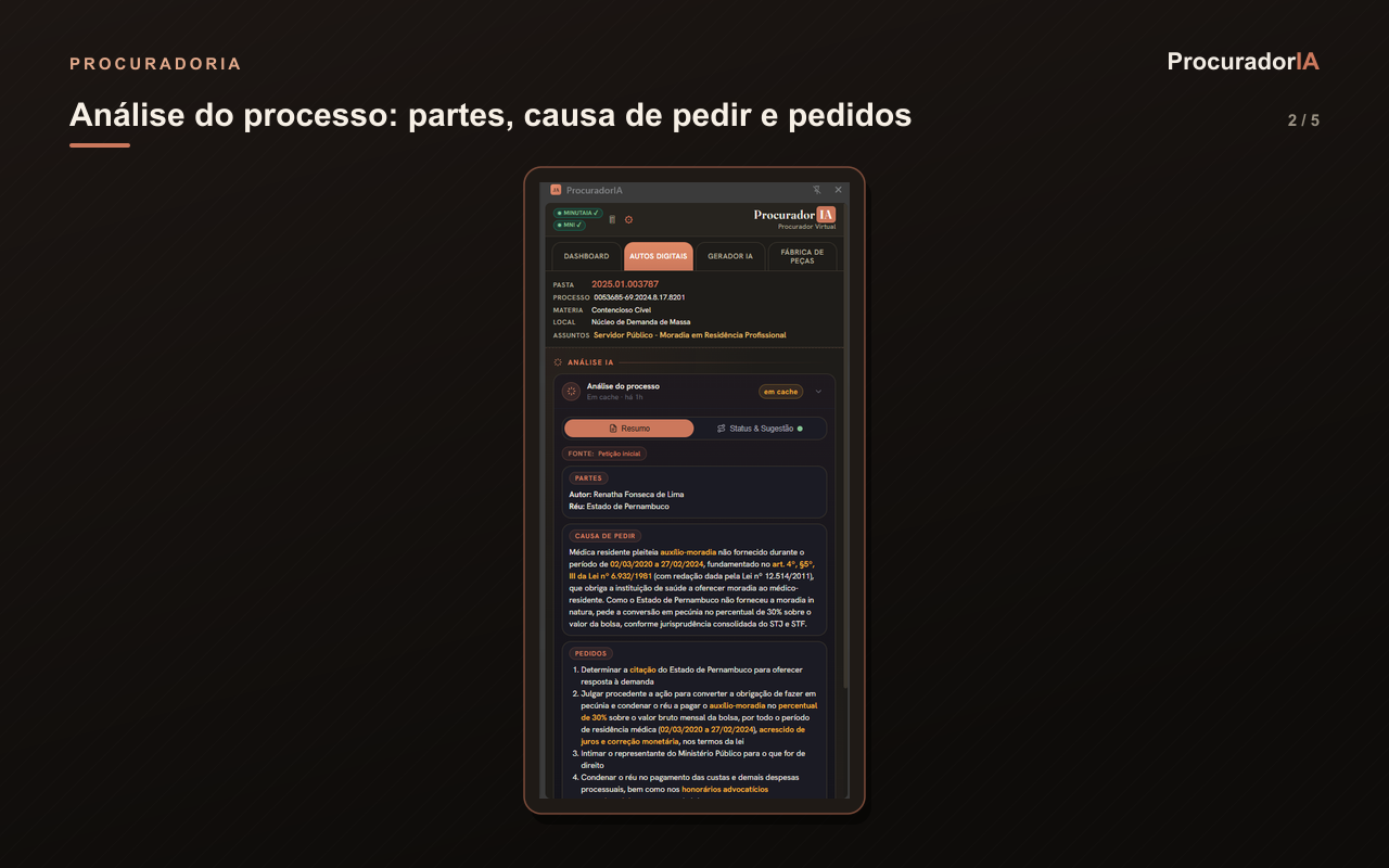 Análise do processo: partes, causa de pedir e pedidos